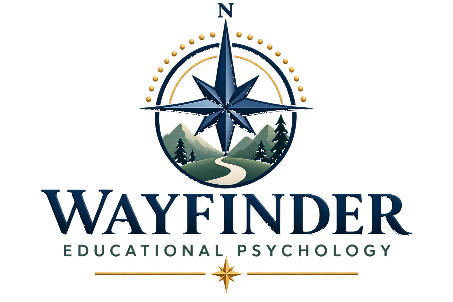Wayfinder Educational Psychology compass logo